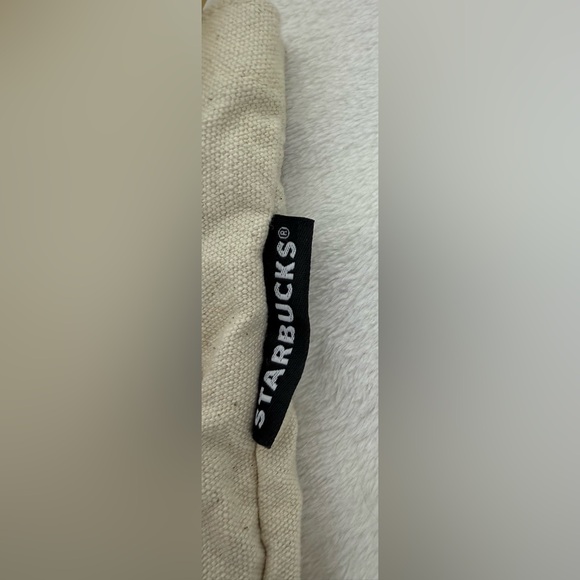 Starbucks Disney 50th Anniversary Magic Kingdom Cream Tote Bag - Picture 4 of 15